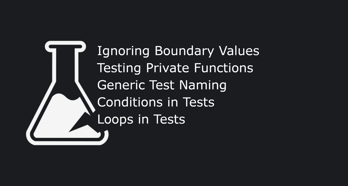 21 Testing Mistakes - Part 3